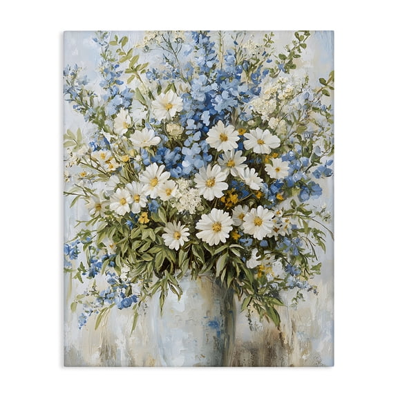 Stupell Industries Heritage Style Bouquet Floral Painting Wrapped Canvas Canvas Art Print Wall Art, 16 x 20