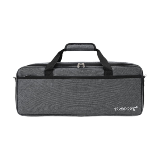 Bolsa para pedalera de efectos ligera con correa de hombro ajustable y gruesa 52x20x12.5cm