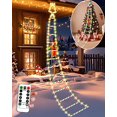 thumbnail image 7 of Outdoor Christmas Decor Lights,WLRETMCI 10FT Christmas Decorative Ladder Lights with Santa Claus,Xmas Lights Decorations for Outdoor Indoor Holiday, 7 of 7