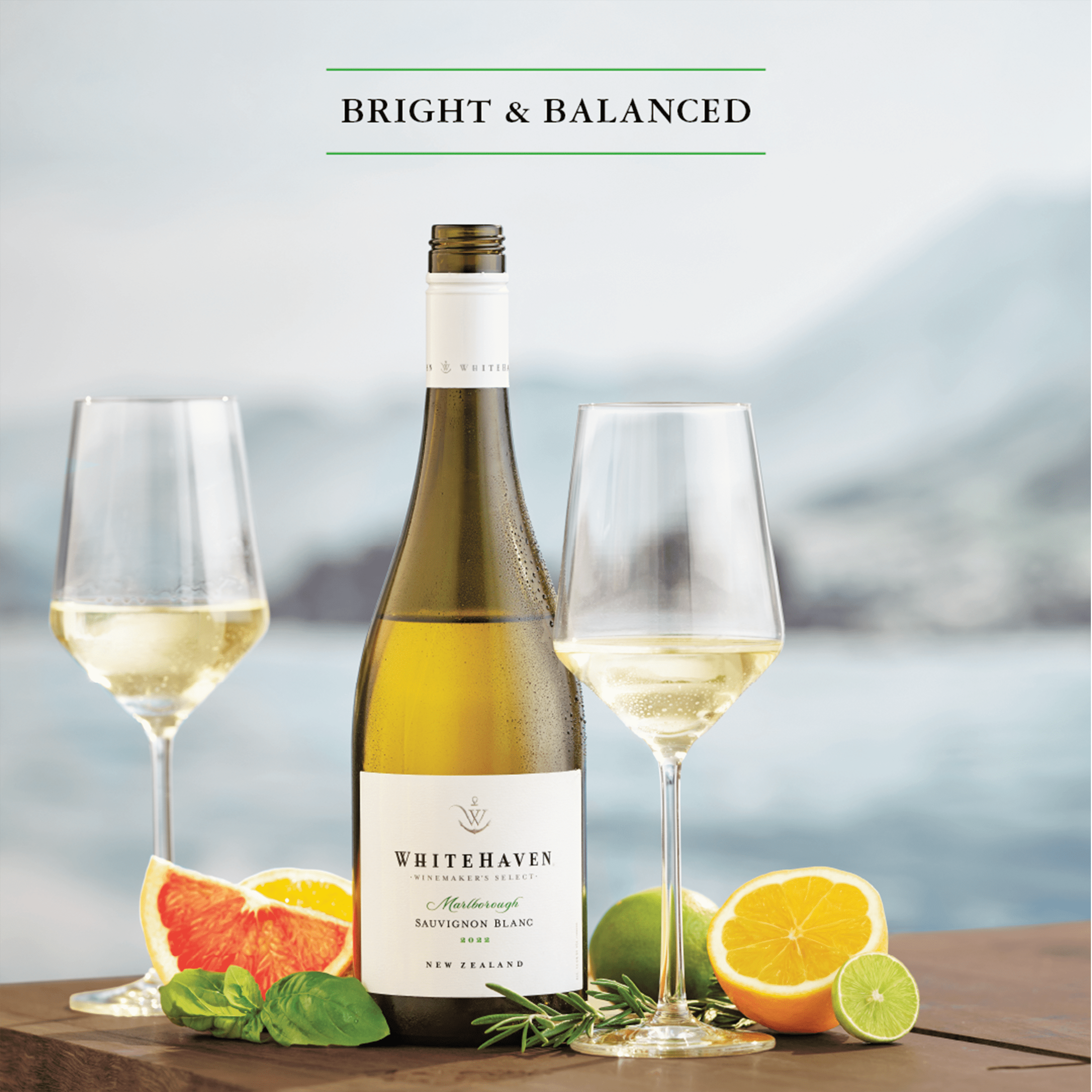 Whitehaven Sauvignon Blanc White Wine, 750ml Glass Bottle, 13% ABV