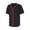 Black, variant on Ticikt Men's Solid Color Button‑Front Baseball Jersey, V‑Neck Short Sleeve Baseball Shirt,Black