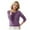 Purple, variant on Women's Pullover Sweaters Casual Crewneck Solid Color Sweater Relaxed Fit Long Sleeve Knit Sweater Soft Oversized Sweaters for Women Green XXL