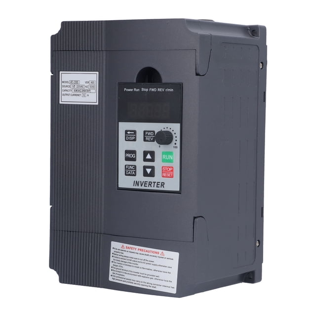 TICFOX convertisseur d'entraînement à fréquence Variable monophasé 1 en 3 contrôleur AC 220V pour moteur CNC monophasé VFD(AT1-2200S)
