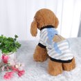 thumbnail image 1 of Camiseta para mascotas primavera otoño perro cachorro ropa pequeña para gato ropa chaleco superior impresa, L #9, 1 of 7