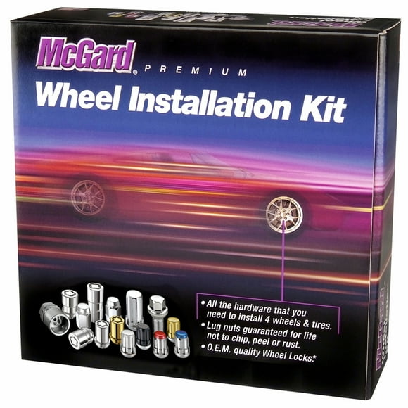 McGard Wheel Access 65554Bk Wheel Installation Kit