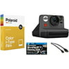 Polaroid Now i-Type Instant Film Camera (Black) + Polaroid 4668 Film Bundle