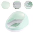 thumbnail image 6 of Vaveren Hamster Sand Bath Container Hamster Cage Clear for Hedgehog Chinchilla green and white, 6 of 7