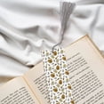 thumbnail image 6 of Kdxio Honey Print Metal Tassel Bookmarks,Perfect Gift for Art Lovers and Bookworms Metal Bookmarks for Women, 6 of 8