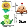 thumbnail image 3 of 3 PCS Plants and Zombies Sunflower Plush Sets Zombies Toys, Potato Mine PVZ Plushies 1 2 Stuffed Soft Doll Bonk Choy New, 3 of 6