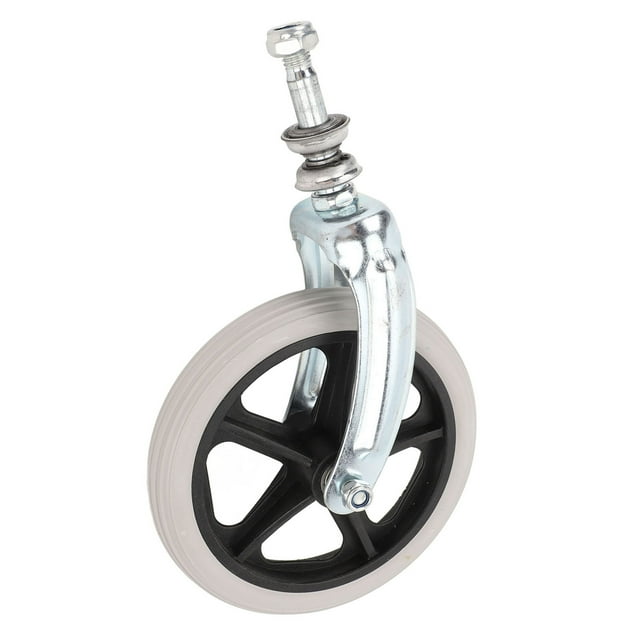Fourche avant pour Fauteuil Roulant, Roue avant en Acier Installation Facile pour Fauteuil Roulant