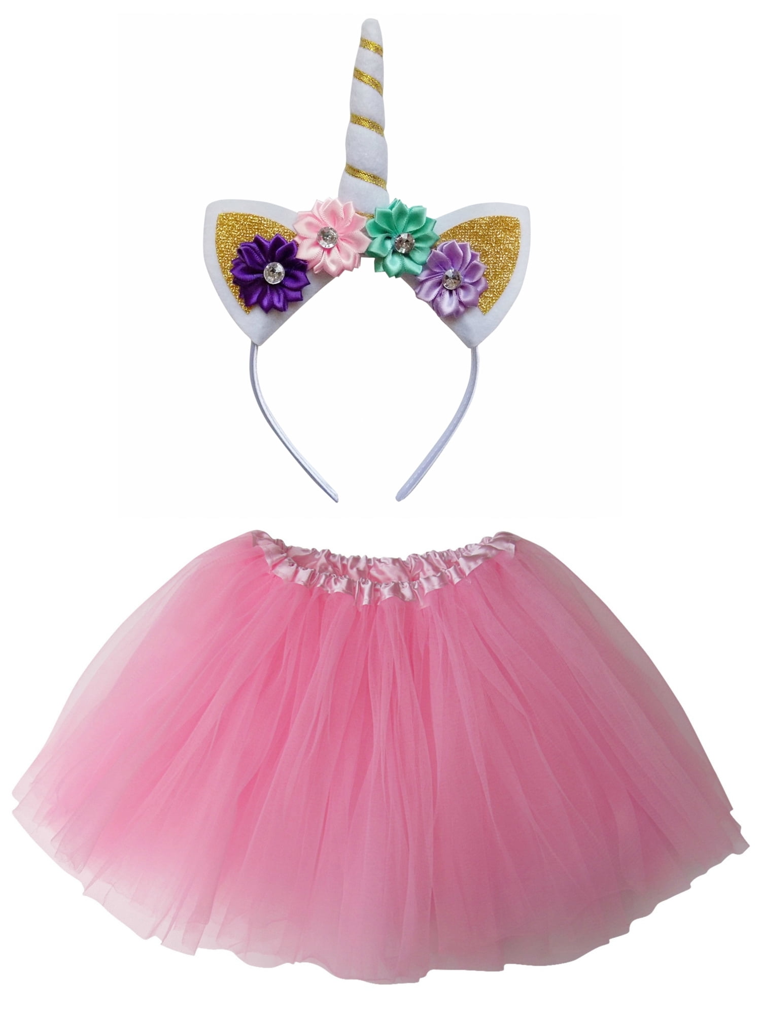 unicorn tutu and headband