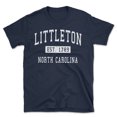 thumbnail image 1 of Littleton North Carolina Classic Established Men's Cotton T-Shirt, 1 of 1