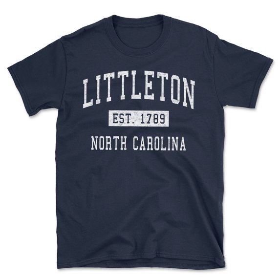 Littleton North Carolina Classic Established Men's Cotton T-Shirt