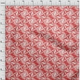 thumbnail image 4 of oneOone Silk Tabby Dark Peach Fabric Abstracts Sewing Material Print Fabric By The Yard 42 Inch Wide, 4 of 4