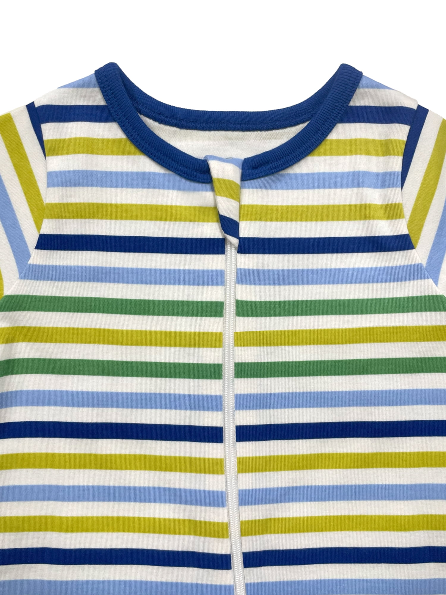 Wonder Nation Baby Unisex Zip Front Footed Sleep N Play Pajamas, Sizes Preemieie-6/9 Months