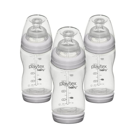 Playtex Baby VentAire Complete Tummy Comfort Baby Bottles, 9 Oz, 3 (The Best Baby Bottles To Use)