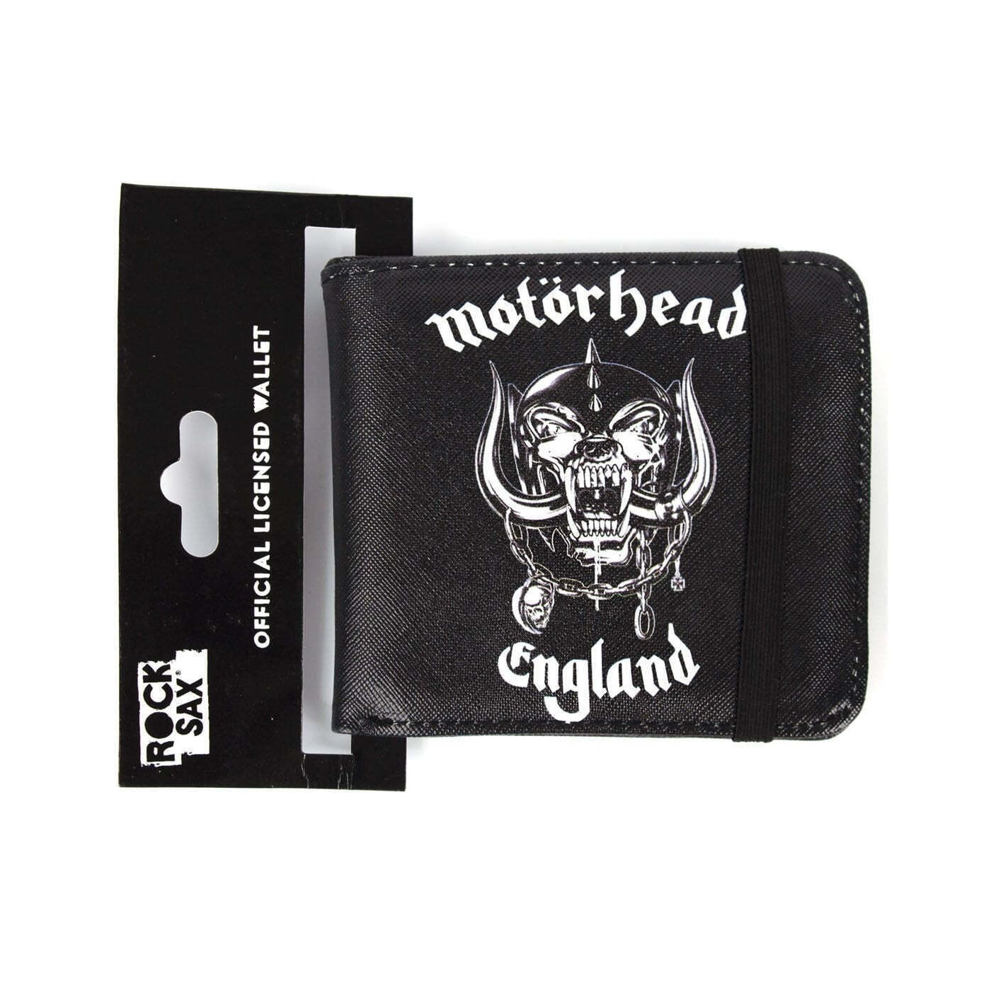 Rock Sax Motörhead MH England Warpig Logo Wallet Official Band Merch 