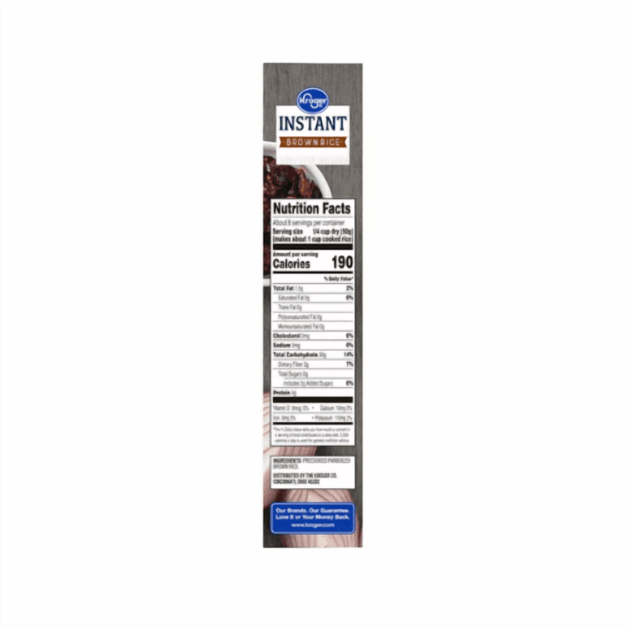 Kroger Instant Brown Rice, 3 pcs