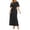 Black, variant on EliteGoogv Womens Cape Dresses Sheer Overlay Midi Dresses For Women Waist Cinching Elegant Party Evening Prom Dresses Pink S