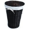 Burlington Baskets Large Wicker Laundry Hamper In Espresso,