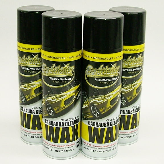 EZ WAX 579221 Premium Spray Wax EZ Detailer Waterless Cleaning Wax 4 Pack