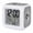 Gray, White, Silver, variant on Grey Moon Digital Alarm Clock for Bedrooms, Smart LED Alarm Clock with 7 Color Changing Night Light, Modern Abstract Minimalist Stars Artwork Silent Wake Up Clocks for Sleep Study Cooking 3.2"x3.2"