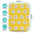 thumbnail image 4 of Washable Rubber Daisy Cute Floral Dish Drying Mats for Kitchen Counter Home Large Coffee Bar Pad Accessories and Decor for Utensils Stemware 18''x24'', 4 of 6