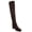 Brown Micro, variant on Womens Zipper Dressy Over-The-Knee Boots