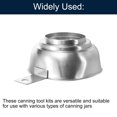thumbnail image 4 of Stainless Steel Canning Funnel, 100mm/ 3.9inch Wide Mouth Jar Funnel with Handle, 4 of 6