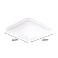thumbnail image 5 of sunsanly LED Ceiling Lamp High Brightness Non-Glaring Eye Protection Simple Style Easy Installation Modern Square LED Ceiling Light Lighting Fixture Bedroom Supplies, 5 of 7