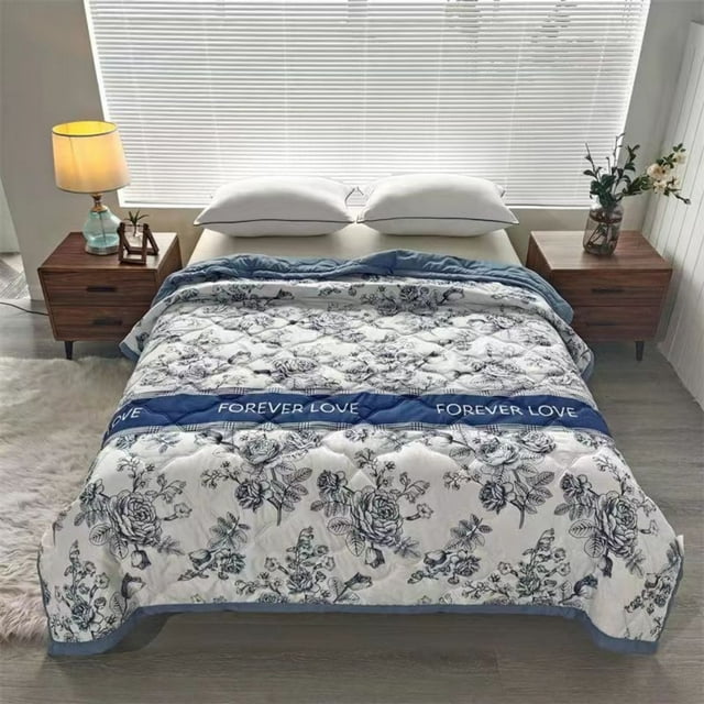 Edredón de aire acondicionado y manta fresca Un edredón fresco imprescindible para el dormitorio durante los viajes de verano Edredón disipador de calor Fácil de lavar para