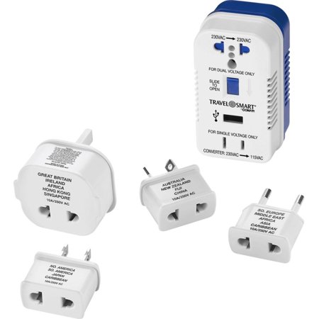 Travel Smart By Conair Ts703crn 2-outlet, 1,875-watt Converter For Single- and Dual-voltage