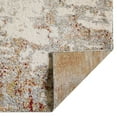 thumbnail image 2 of 8' x 10' Gray and Red Abstract Power Loom Area Rug, 2 of 5