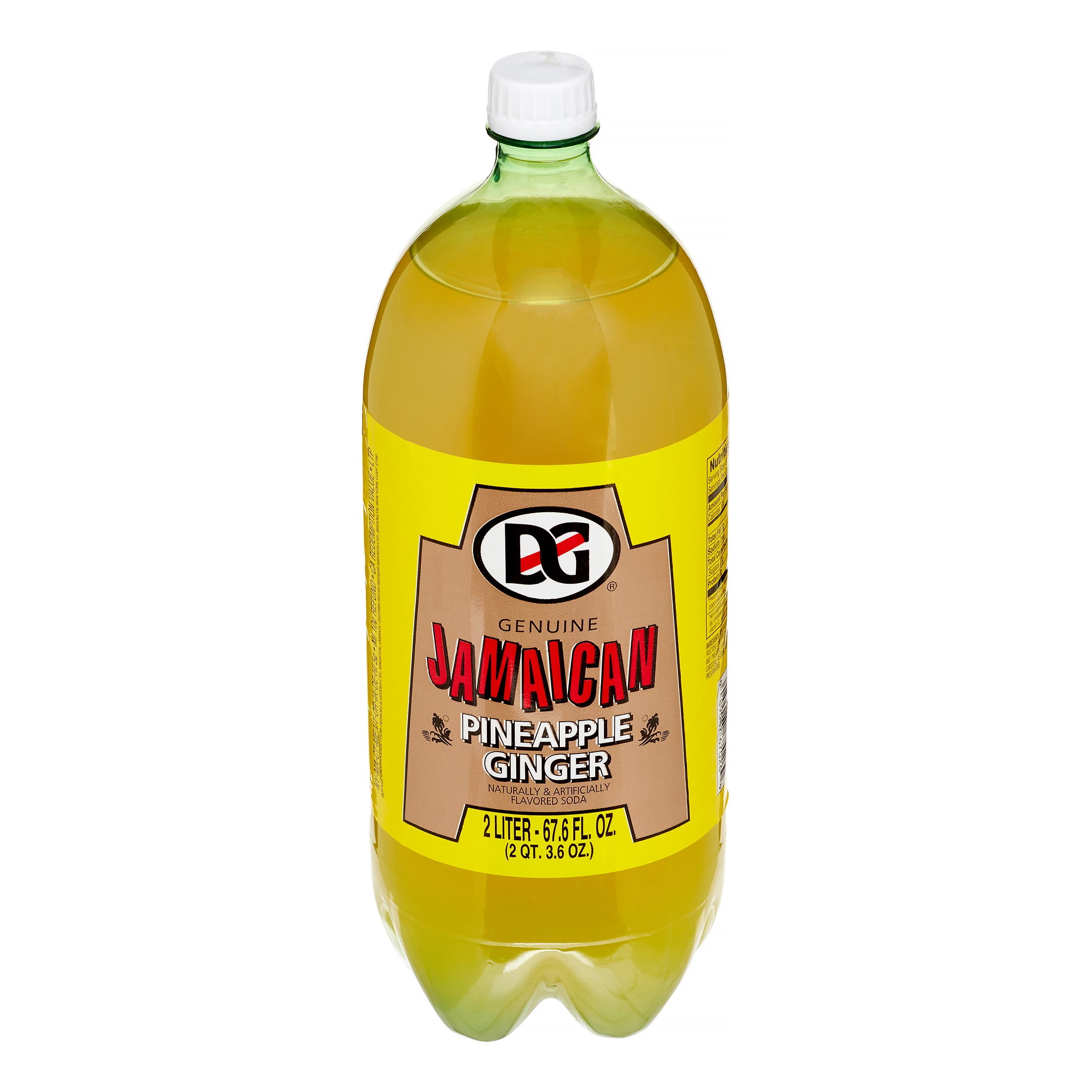 D G Jamaican Soda Pineapple Ginger 67.6 Fl Oz 1 Ct Walmart