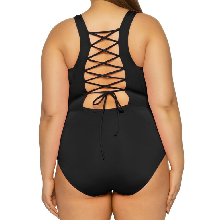 Pennys plus size store swimwear