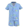 thumbnail image 1 of Pijama George para Bebé, Playera Tipo Saco Con Short Talla 2 Azul 2 Piezas, 1 of 4