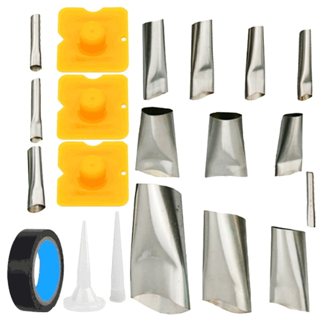 FUTUREORYY 20Pcs Set Caulking Nozzle Applicator Kit for Kitchen Bathroom Tank Door Sealing