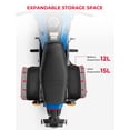 thumbnail image 3 of Alforjas para moto KEMIMOTO, ampliable de 24 a 30 litros (15 litros x 2), compatible con las bolsas, 3 of 7