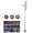 C, variant on MYUNNIL 2-in-1 Galaxy Projector Night Light, Plug-and-Play HD Mini USB Starry Projector with 360° Adjustable Design, Creative Portable Soft Night Light for Bedroom Car Home Decor, (15 Sliding Films)