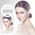 thumbnail image 2 of Led Selfie Ring Light Portable Phone Lens LED Selfie Lamp Ring Mini Cell Phone Selfie Light For iPhone Xiaomi Huawei Video Live, 2 of 6
