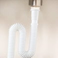 thumbnail image 4 of 1-1/4 Inch Angle Simple Flexible and Expandable Drain Pipe Tube S Trap, for Kitchen Bathroom Sink Sewer Basin, 4 of 5