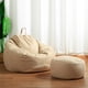 thumbnail image 3 of Funda transpirable para reposapiés, ideal para sala de estar y dormitorio. blanco, 3 of 9