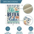 thumbnail image 6 of Life Is Better At The Lake Garden Flag 12x18 Inch Double Sided Outside, Lakeside Holiday Yard Outdoor Decoration, 6 of 6