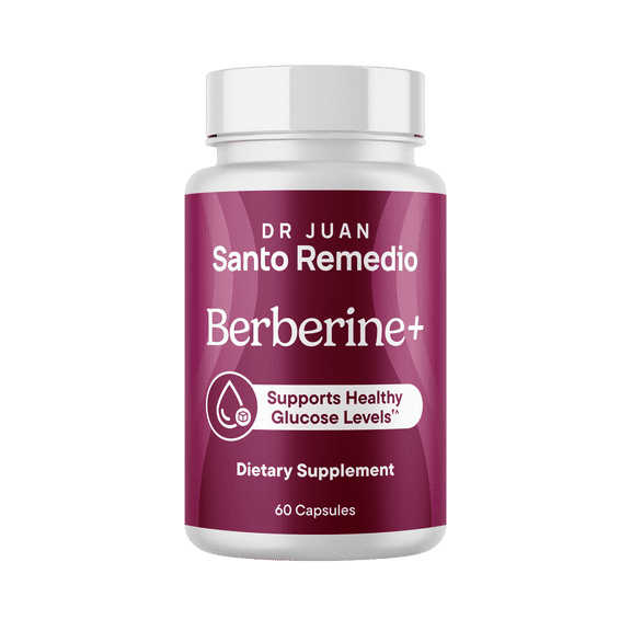 Santo Remedio Berberine, Dietary Supplement, Vegetarian, No Added Sugar, 60 Capsules, 30 Servings