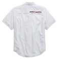 thumbnail image 2 of Harley-Davidson Men's White Short Sleeve Performance Shirt - 99015-15VM, 2 of 2