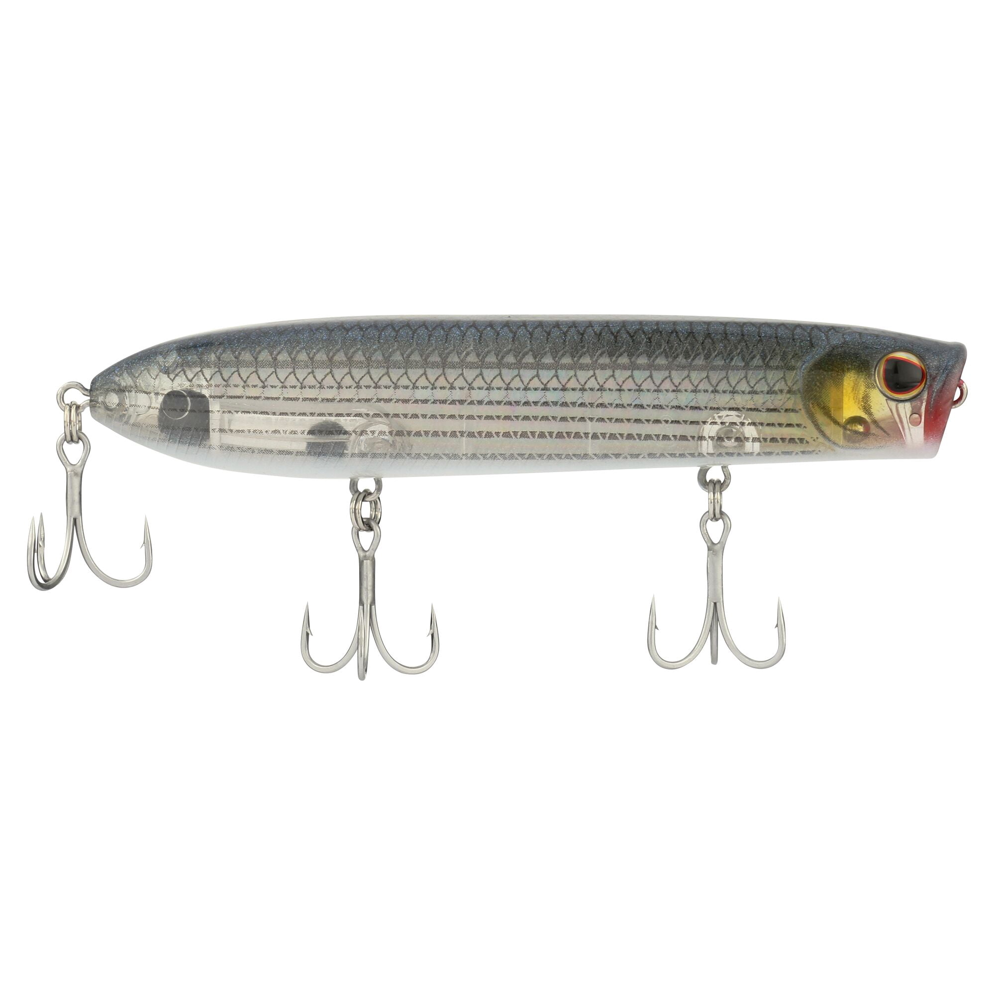 Berkley Cane Walker Saltwater, 4.3 in, Topwater Baits, Mullet (1 Count)