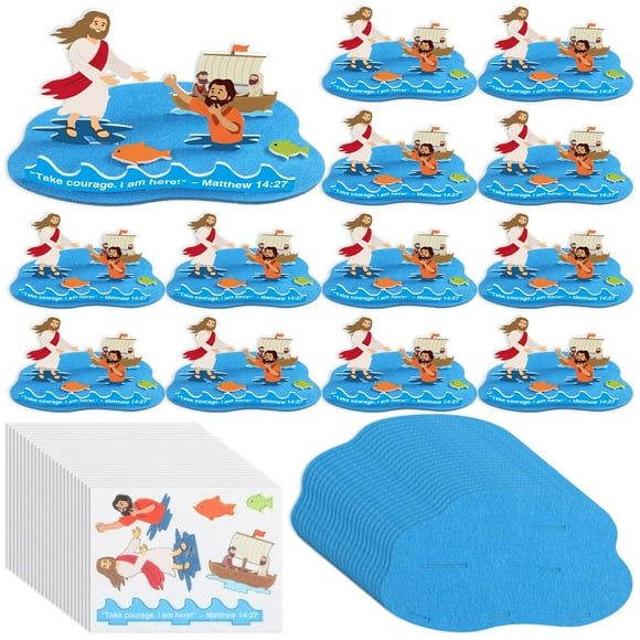 Kit de manualidades HunnMingre Jesus camina sobre el agua para niños mayores de 6 años