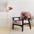 thumbnail image 2 of Designart "Colorful Fluid Ombre" Upholstered Modern & Contemporary Accent Chair and Abstract Shapes Arm Chair - Multiple Color & Pattern, 2 of 7