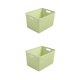 thumbnail image 2 of Yuarrent Caja de plástico duradera - Organizador de almacenamiento apilable para habitación o dormitorio Ahorre espacio cuando no esté en el Type10 NO10, 2 of 6