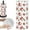 B, variant on Christmas Paper Towels Kitchen Paper Hand Towels: 1 Rolls Disposable Christmas Print Paper Towel Rolls, Highly Absorbent Hand Towels for Holiday Kitchen Resturant